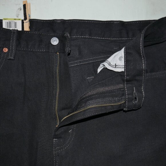 Levis 541 Athletic Fit Jeans Men's Size 38x36 Flex Denim Solid Black NWT - Picture 6 of 12